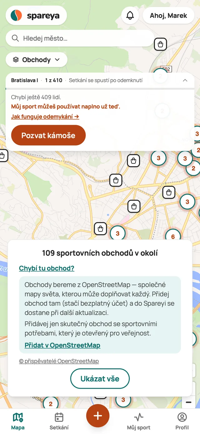 Chybí tu obchod?