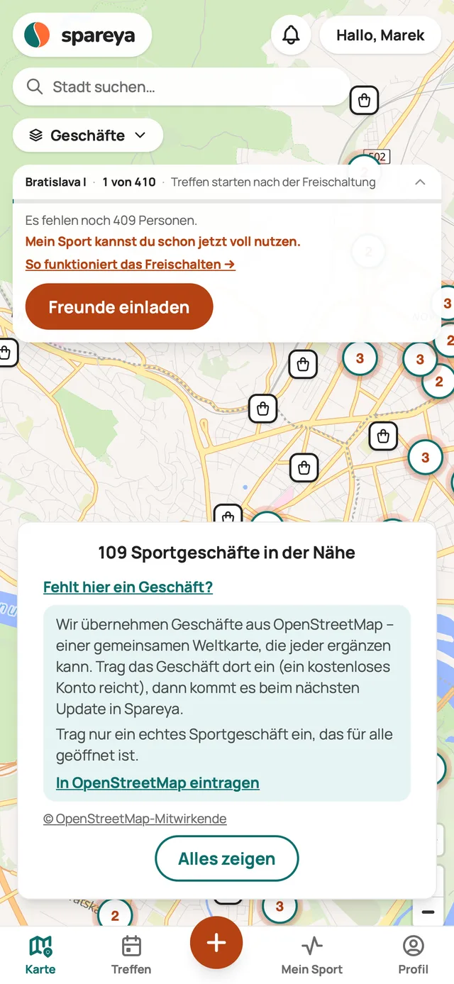 Fehlt hier ein Geschäft?