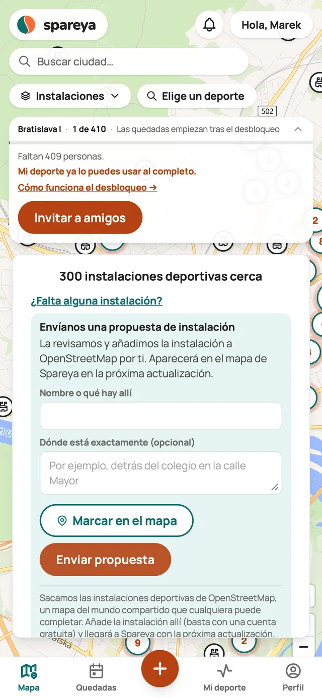 ¿Falta alguna instalación?