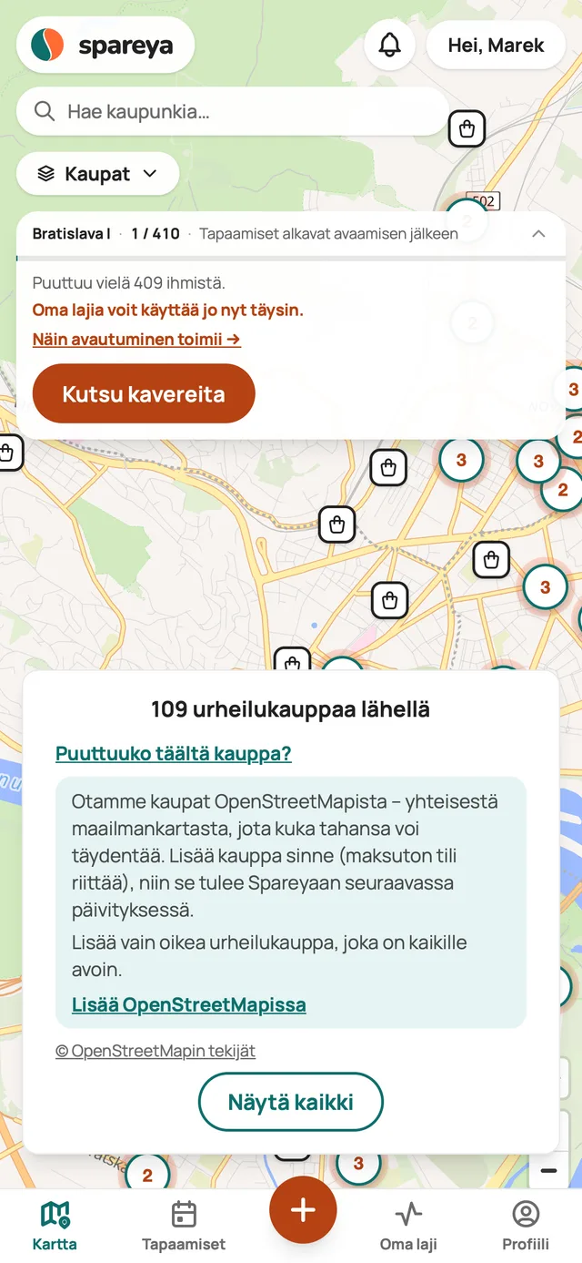 Puuttuuko täältä kauppa?