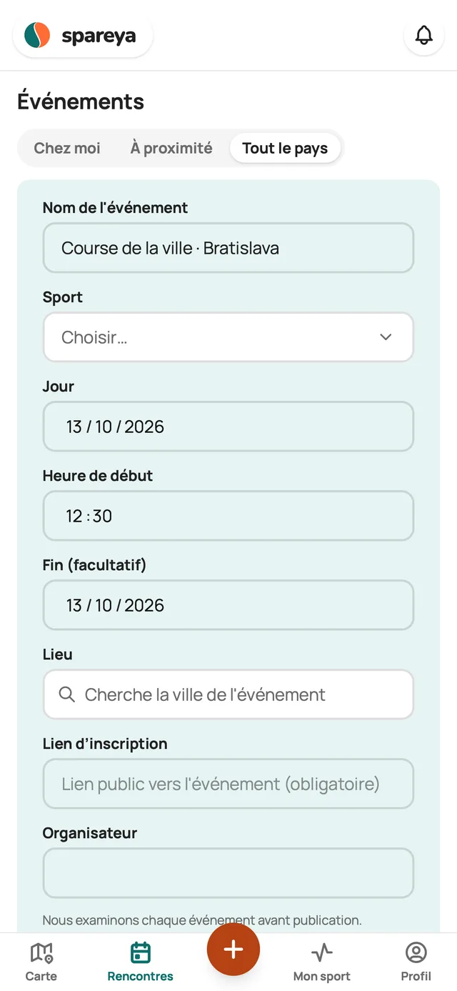 Comment ajouter un événement