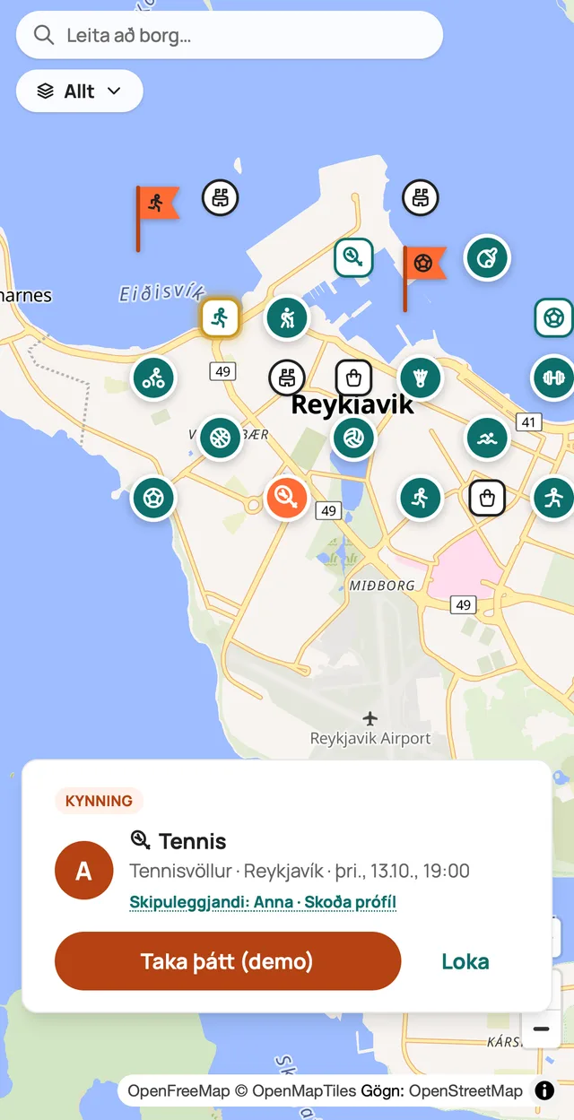 Einhver tekur þátt