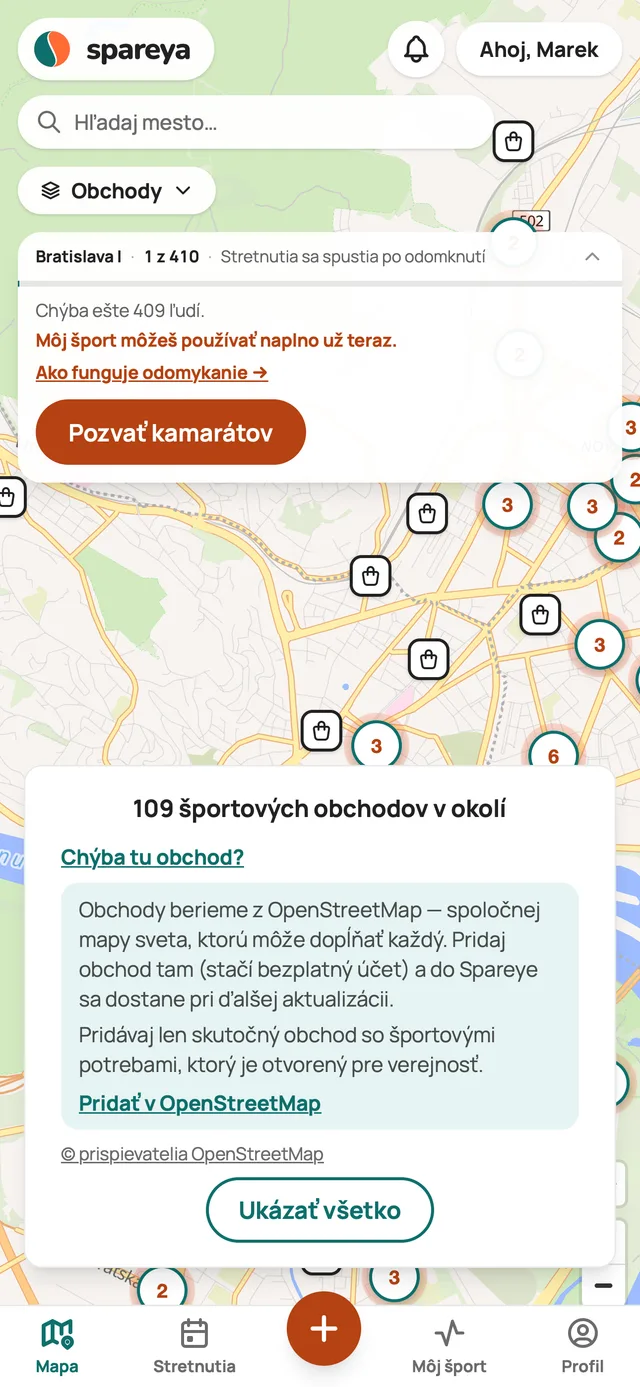 Chýba tu obchod?