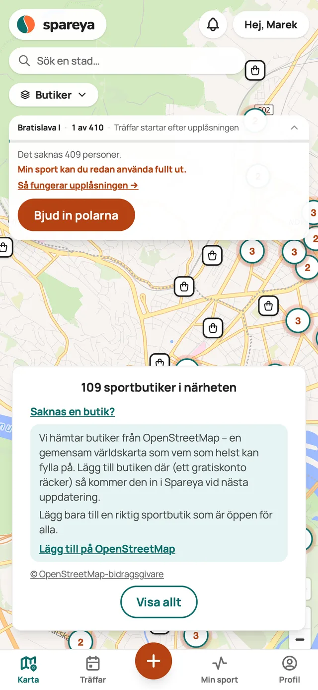 Saknas en butik?